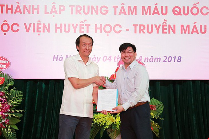 Lần đầu tiên, Việt Nam có Trung tâm Máu quốc gia - Ảnh 1. Lần đầu tiên, Việt Nam có Trung tâm Máu quốc gia - Ảnh 1.