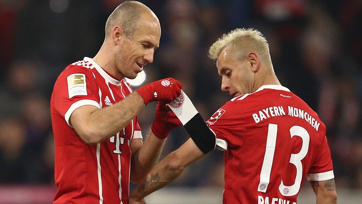 Bayern giữ chân Robben và Rafinha