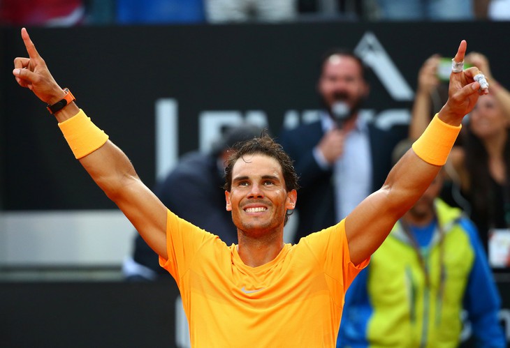 Được trời giúp sức, Nadal vô địch Italian Open - Ảnh 6.