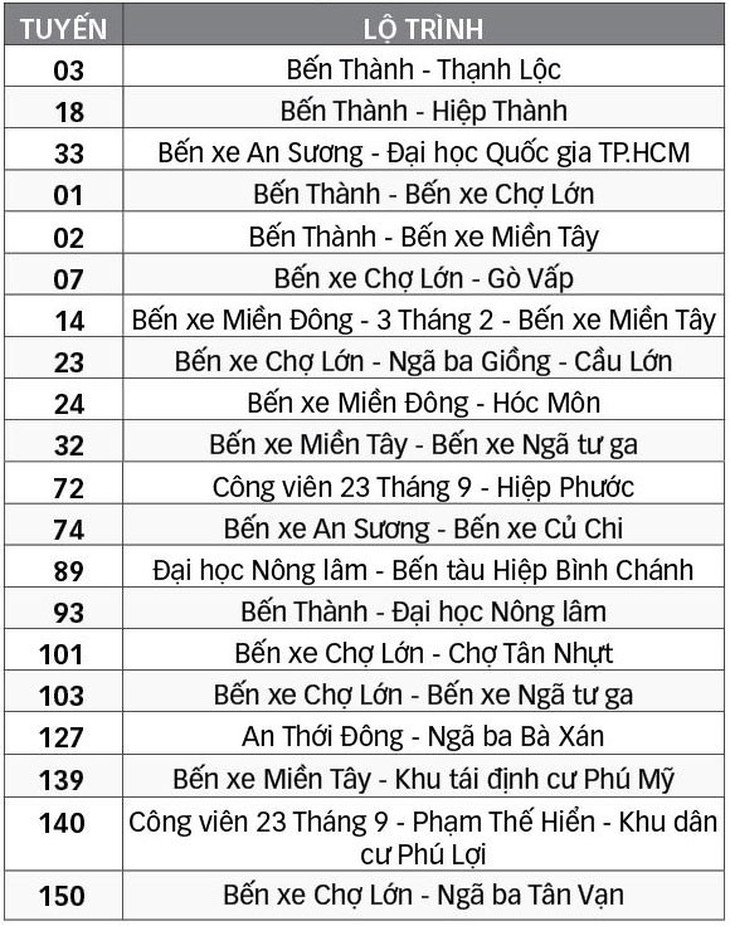 TP.HCM có 20 tuyến xe buýt mẫu - Ảnh 4.