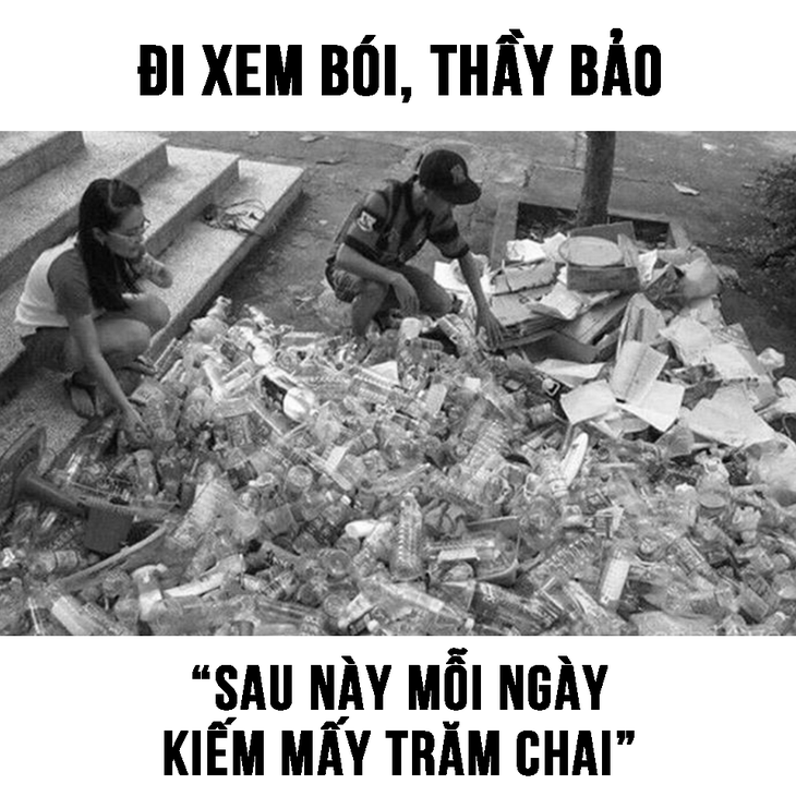 Bộ ảnh hài: Tương lai đúng như... lời thầy bói phán! - Ảnh 3.