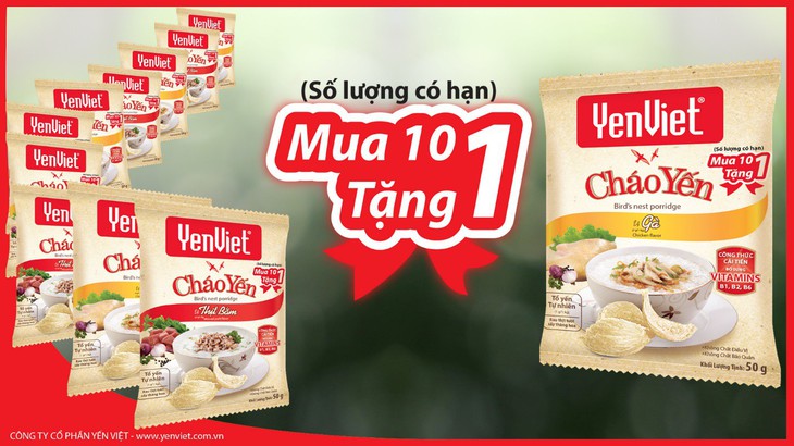 Cháo Yến YenViet - Mua 10 tặng 1 - Ảnh 2.