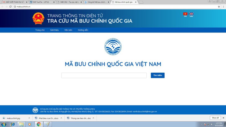 Công bố mã bưu chính quốc gia - Ảnh 2.