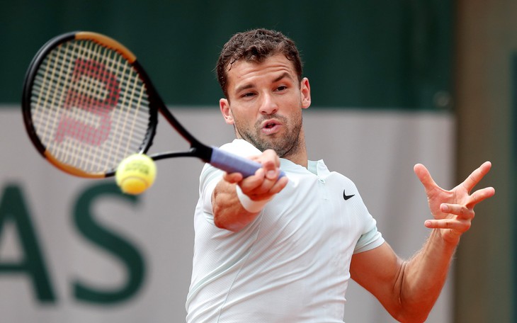 Dimitrov dừng bước ở vòng 3 Roland Garros