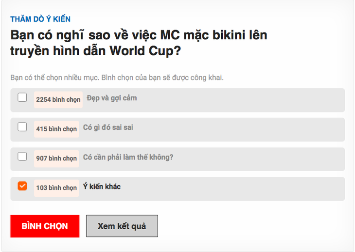 MC mặc bikini đẹp và hợp thì dẫn World Cup là rất sáng tạo - Ảnh 2.