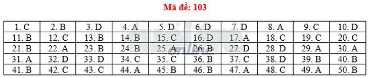 Toàn bộ bài giải 24 mã đề toán THPT quốc gia 2018 - Ảnh 8.