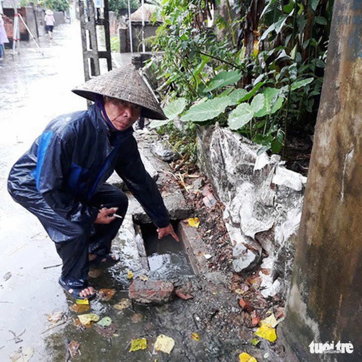 408m đường cống, chỉ làm thật 80m, thế là ngập! - Ảnh 1.