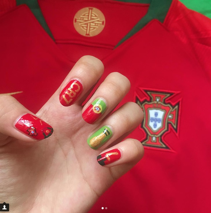 10 bộ nail cực chất cổ vũ vòng 1/8 World Cup - Ảnh 3.