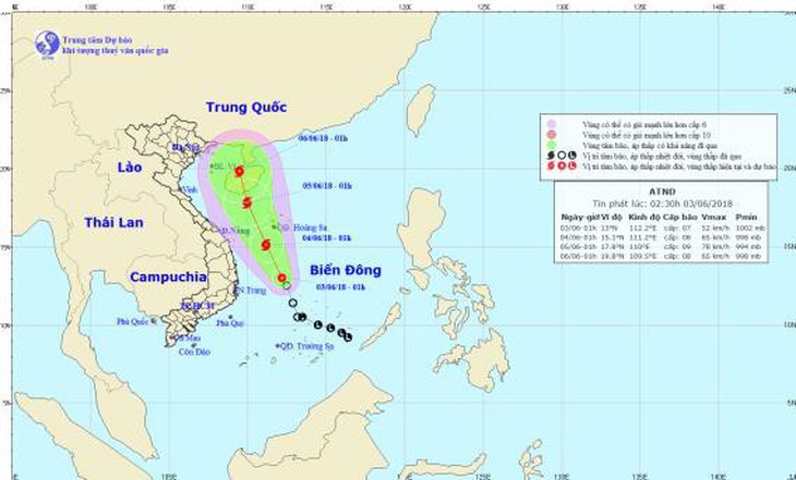 Áp thấp nhiệt đới khả năng thành bão trên Biển Đông - Ảnh 1.