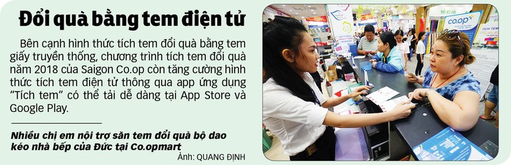 Đi siêu thị, “săn” tem  đổi đồ nghề làm bếp - Ảnh 3.