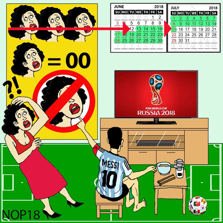 Thư ngỏ của chồng gửi vợ mùa World cup: Tivi là của anh - Ảnh 1.