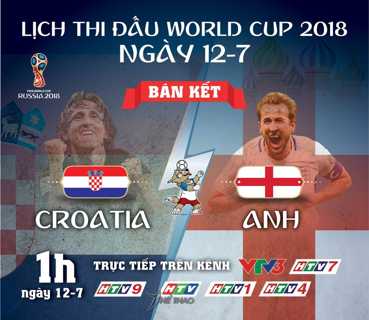 Lịch thi đấu World Cup vòng bán kết ngày 11-7 - Ảnh 1.