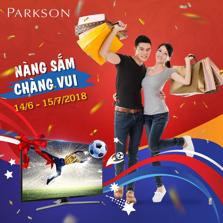 Parkson tặng 7 Smart TV hưởng ứng mùa World Cup cuồng nhiệt - Ảnh 1. Parkson tặng 7 Smart TV hưởng ứng mùa World Cup cuồng nhiệt - Ảnh 1.