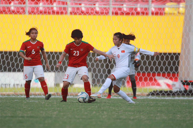 Tuyển nữ Việt Nam thắng Indonesia 6-0 - Ảnh 1.