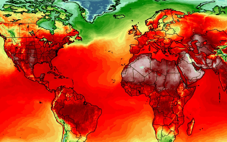 Không chỉ Hà Nội, cả trái đất ‘nóng rực’ tuần qua