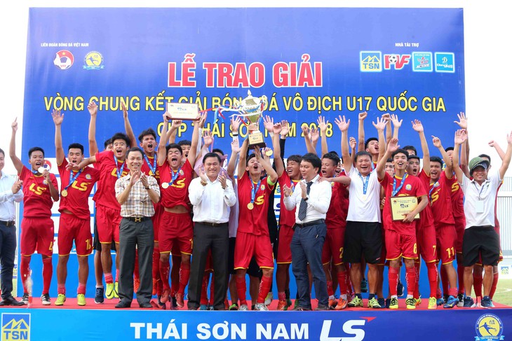 Đánh bại SLNA, Viettel vô địch giải U-17 quốc gia 2018 - Ảnh 2.