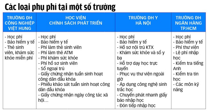 Đến lượt trường đại học, cao đẳng lạm thu - Ảnh 2.