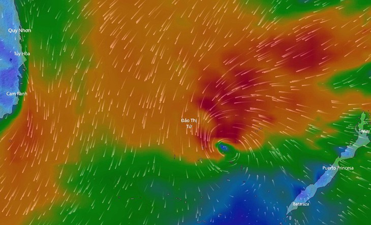 Áp thấp nhiệt đới đã vào Biển Đông, cách Song Tử Tây 360km - Ảnh 2.