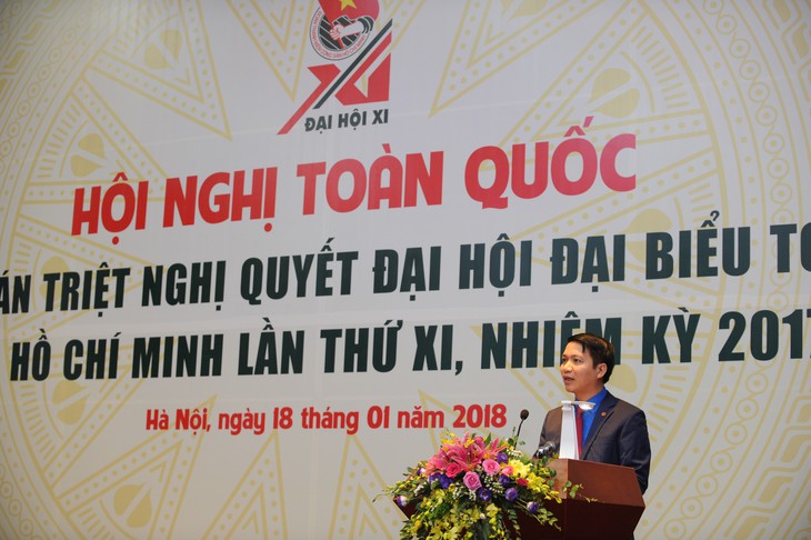 Thanh niên học tập nghị quyết đại hội Đoàn trực tuyến - Ảnh 1.