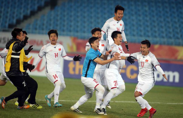 Vietcombank thưởng nóng U-23 Việt Nam 1 tỉ đồng - Ảnh 1. Vietcombank thưởng nóng U-23 Việt Nam 1 tỉ đồng - Ảnh 1.