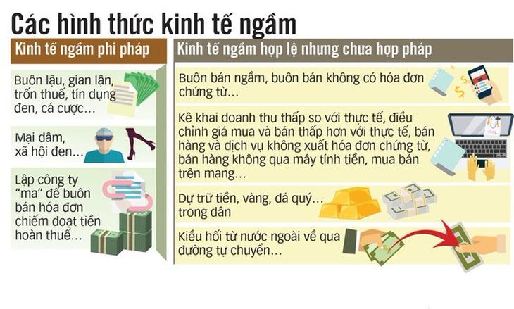 Làm gì để lôi được kinh tế ngầm ra khỏi bóng tối? - Ảnh 1.