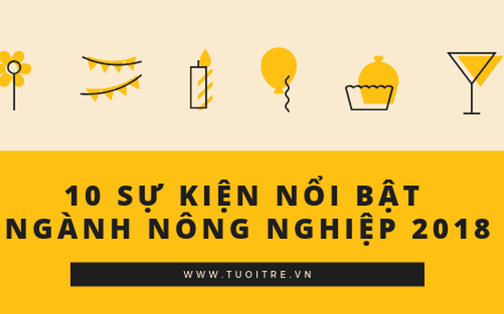 10 sự kiện nổi bật ngành nông nghiệp năm 2018