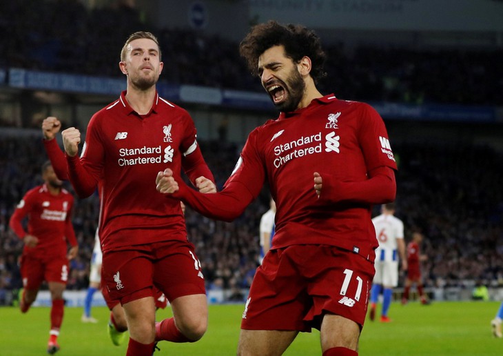 Salah ghi bàn duy nhất, Liverpool bỏ xa M.C 7 điểm - Ảnh 1.