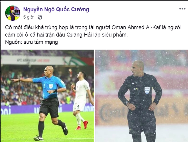 Cổ động viên Việt tặng trọng tài Oman dầu gội đầu và mời... ăn bún mắm - Ảnh 3. Cổ động viên Việt tặng trọng tài Oman dầu gội đầu và mời... ăn bún mắm - Ảnh 3.