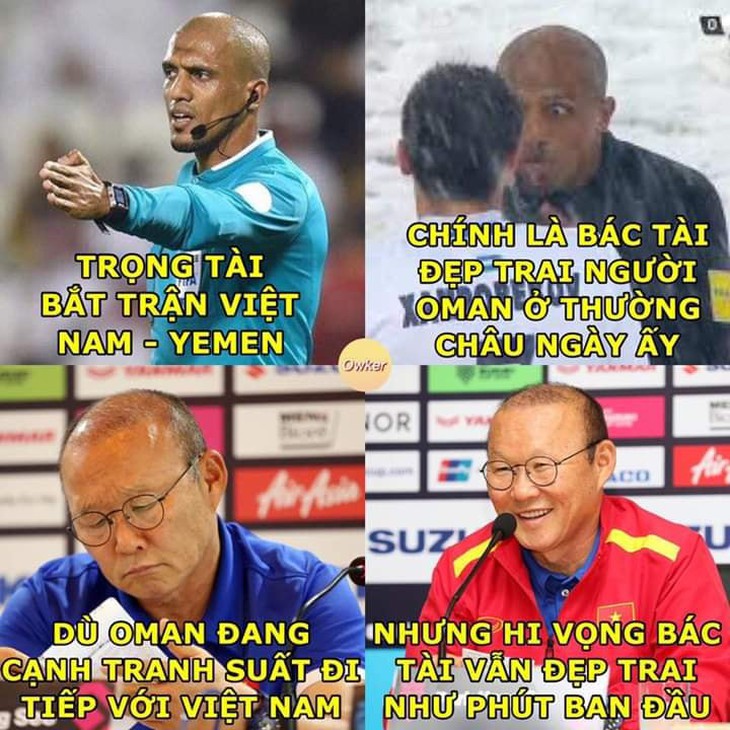 Cổ động viên Việt tặng trọng tài Oman dầu gội đầu và mời... ăn bún mắm - Ảnh 9. Cổ động viên Việt tặng trọng tài Oman dầu gội đầu và mời... ăn bún mắm - Ảnh 9.