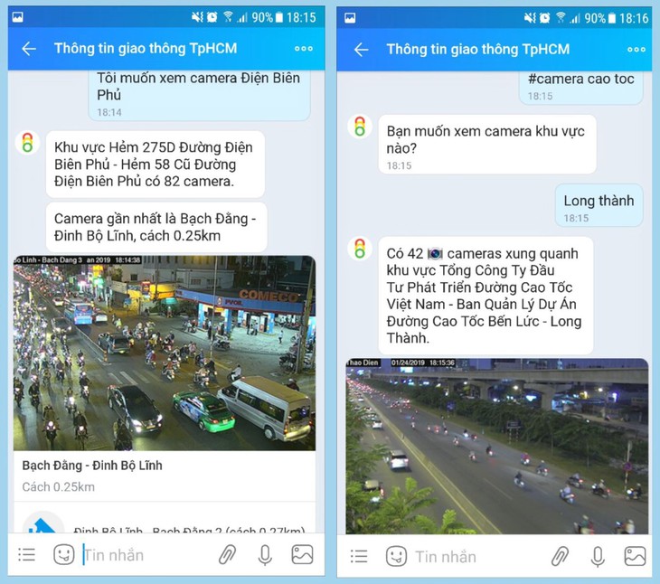 Người dân bị tắc đường, thu quá giá có thể phản ánh qua Zalo - Ảnh 1.