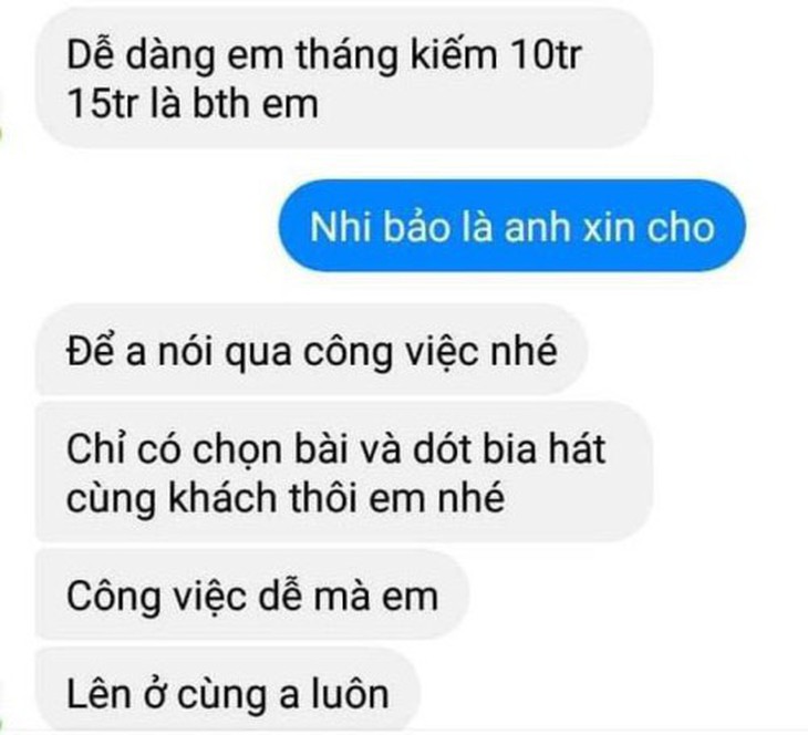 4 học trò lớp 7 bị dụ đi làm ‘việc nhẹ lương cao’ - Ảnh 2.