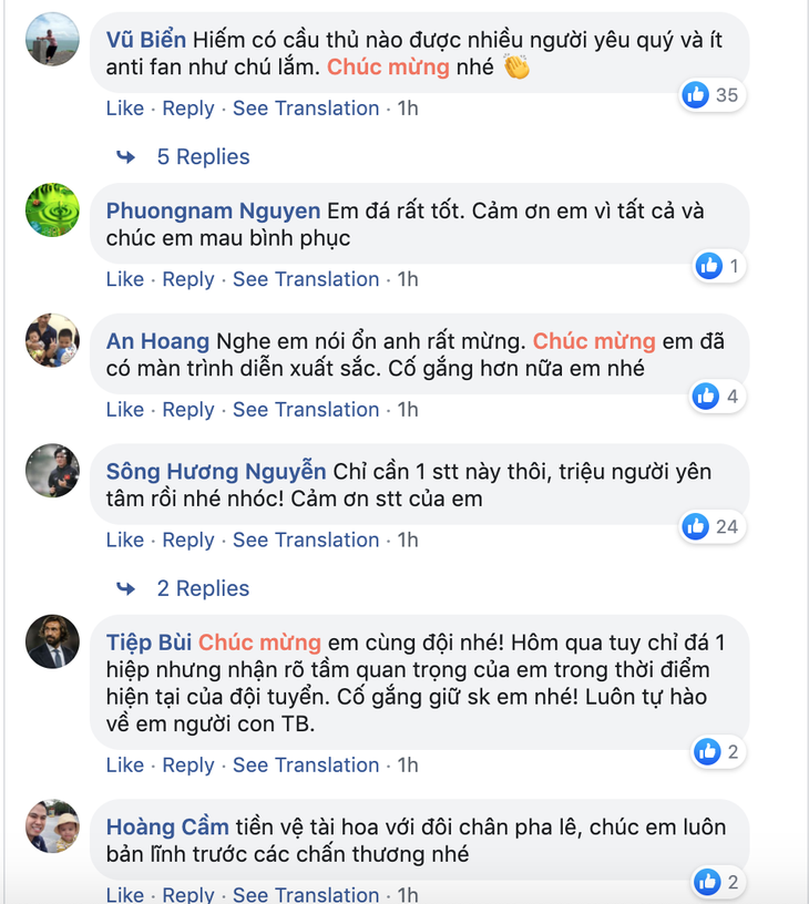 Facebook tiền vệ Tuấn Anh khiến triệu người thở phào  - Ảnh 2.