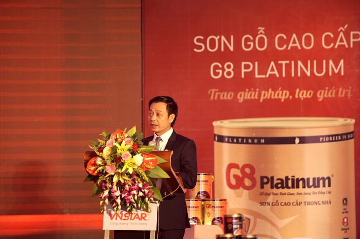 Lễ ra mắt Sơn gỗ G8 Platinum và Sơn kim loại iNDU tại Quảng Bình - Ảnh 2. Lễ ra mắt Sơn gỗ G8 Platinum và Sơn kim loại iNDU tại Quảng Bình - Ảnh 2.