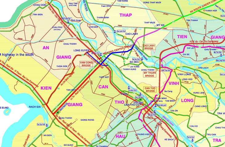 Tuyến đường cầu Cao Lãnh - cầu Vàm Cống sẽ thành đường cao tốc - Ảnh 1.
