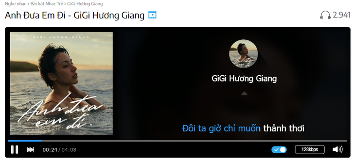 Sau The Voice, GiGi Hương Giang lãng du cùng ‘Anh đưa em đi’ - Ảnh 1.