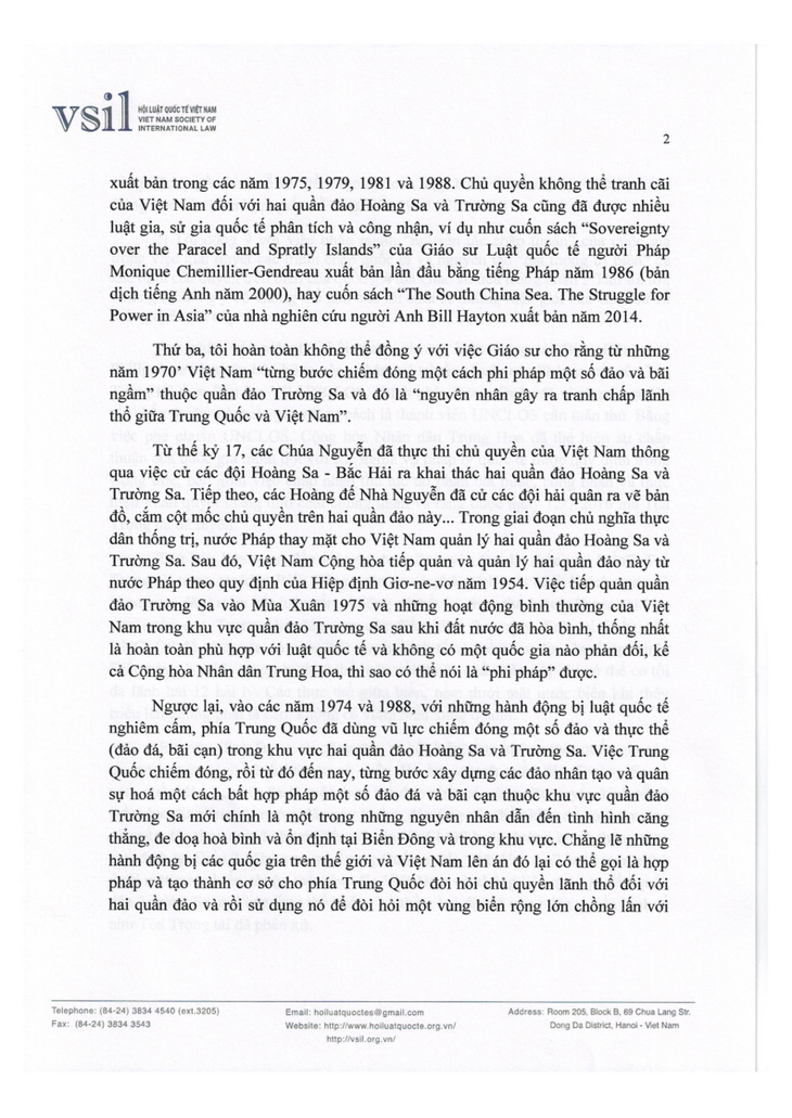 Hội Luật quốc tế Việt Nam đấu luật với Trung Quốc về Biển Đông - Ảnh 3.