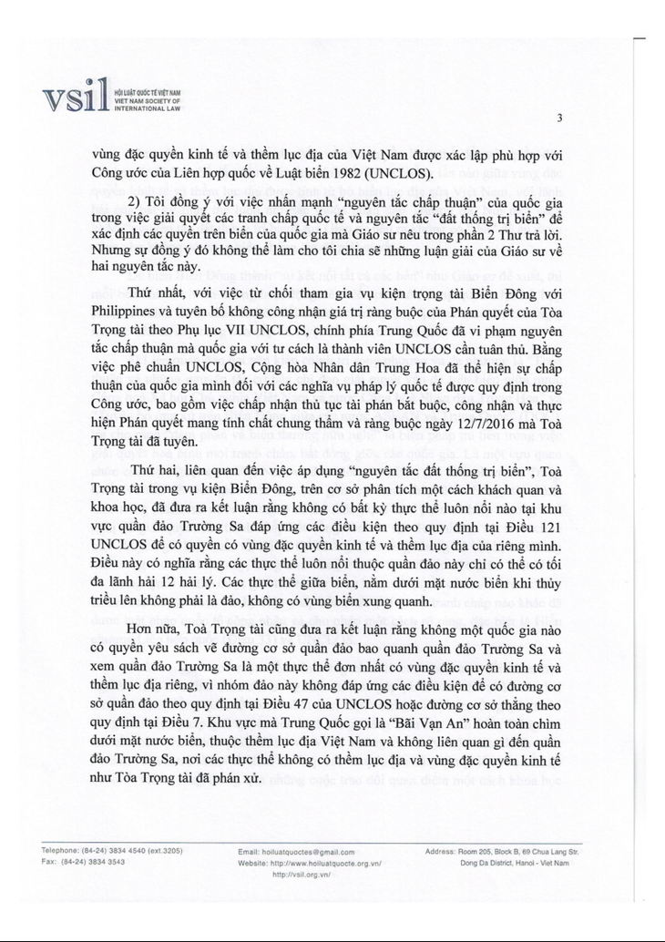 Hội Luật quốc tế Việt Nam đấu luật với Trung Quốc về Biển Đông - Ảnh 4.