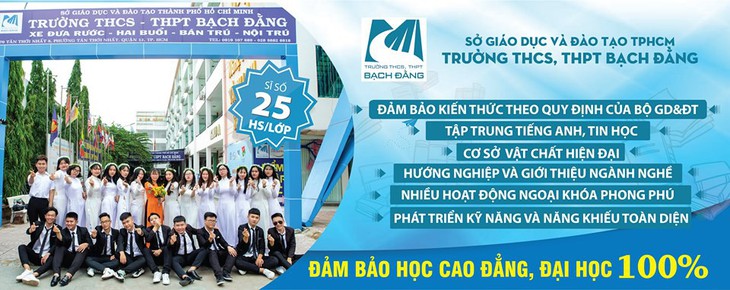 Trường THCS, THPT Bạch Đằng tuyển dụng - Ảnh 1. Trường THCS, THPT Bạch Đằng tuyển dụng - Ảnh 1.