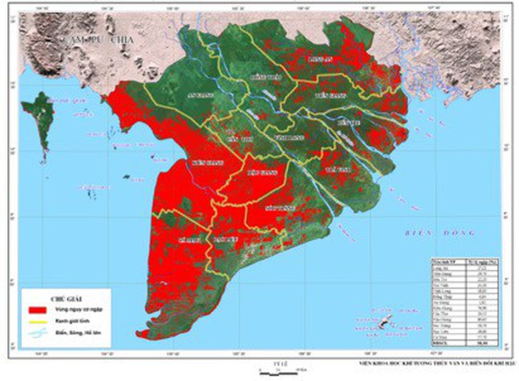 Thông tin TP.HCM và Đồng bằng sông Cửu Long bị xóa sổ năm 2050 chưa đủ cơ sở khoa học - Ảnh 2.