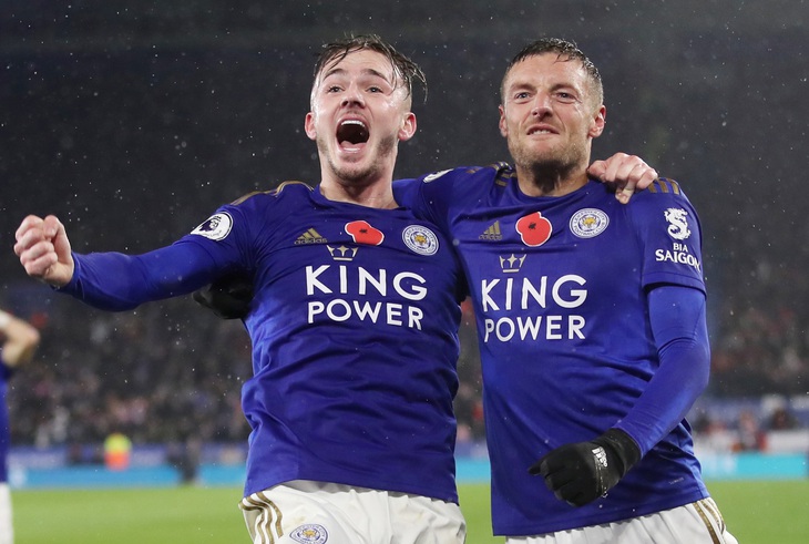 Leicester nhấn chìm Arsenal nhờ Vardy - Ảnh 2.