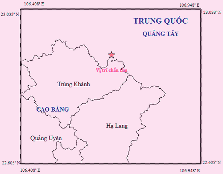 Thêm trận động đất gần Cao Bằng - Ảnh 1.