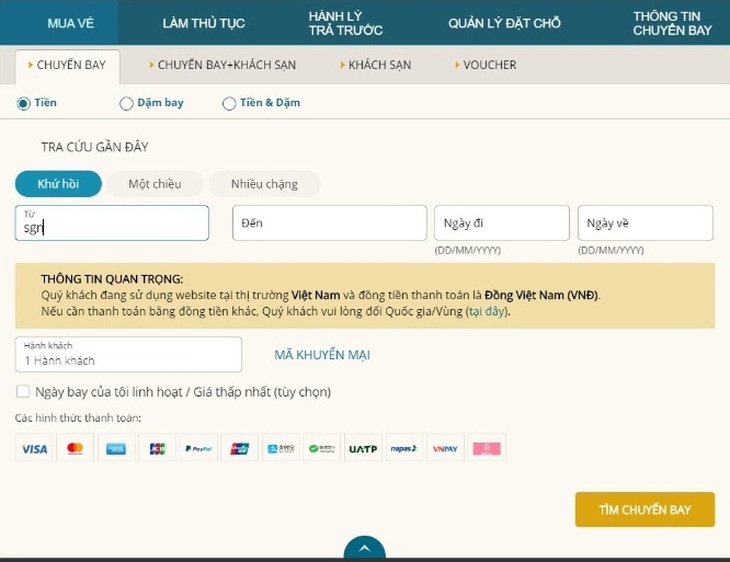 Vì sao truy cập vào website Vietnam Airlines khó khăn? - Ảnh 1.