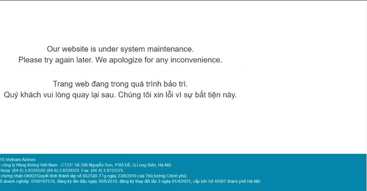Vì sao truy cập vào website Vietnam Airlines khó khăn? - Ảnh 2.