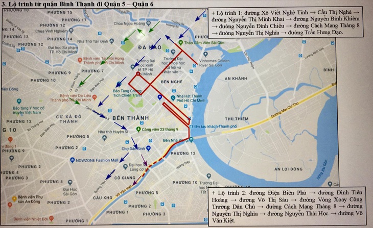 Cấm xe ra vào 8 tuyến đường lớn phục vụ giải Marathon quốc tế TP.HCM 2019 - Ảnh 4.