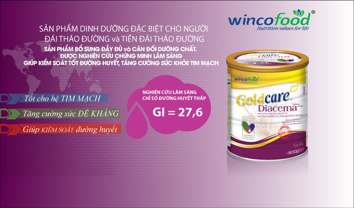 Goldcare Diacerna – Chăm sóc sức khỏe của người đái tháo đường - Ảnh 1.