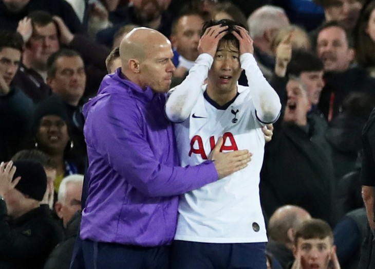 Son Heung Min được xóa thẻ đỏ trong tình huống làm gãy chân Andre Gomes - Ảnh 1.