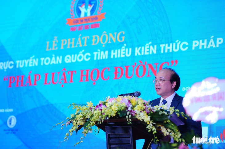 Thí sinh đoạt giải Pháp luật học đường được ưu tiên xét tuyển trường luật - Ảnh 1.