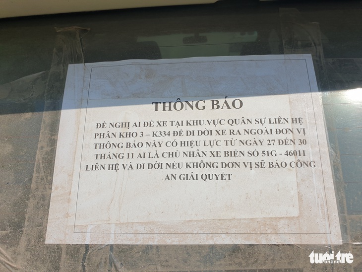 Xe Fortuner ‘vô chủ’ trong đất quân đội,  địa chỉ đăng ký xe là nhà cụ Vương Hồng Sển - Ảnh 3.