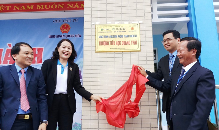 Chubb Life Việt Nam và Chubb Charitable Foundation khánh thành trường học tại Huế - Ảnh 1. Chubb Life Việt Nam và Chubb Charitable Foundation khánh thành trường học tại Huế - Ảnh 1.