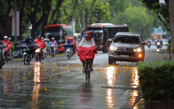 Không khí lạnh đi về phía Nam